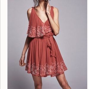 Free People Sylvia Wrap Mini Dress